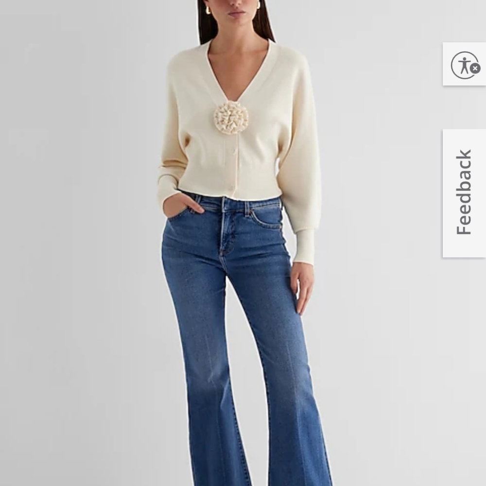 Express Rosette Sweater